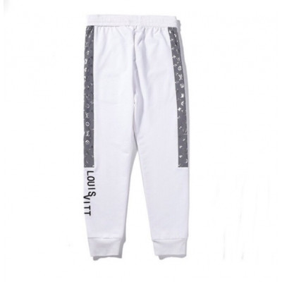 [발렌티노]Valentino 2020 Mens Logo Casual Cotton Training Pants - 발렌티노 2020 남성 로고 캐쥬얼 코튼 트레이닝 팬츠 Val0382x.Size(m - 2xl).화이트