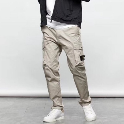 [스톤아일랜드]Stone Island 2020 Mens Logo Casual Cotton Pants - 스톤아일랜드 2020 남성 로고 캐쥬얼 코튼 팬츠 Sto0142x.Size(30 - 36).베이지