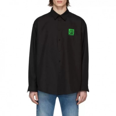 [발렌시아가]Balenciaga 2020 Mens Logo Cotton Tshirts - 발렌시아가 2020 남성 로고 코튼 셔츠 Bal0591x.Size(s - l).블랙