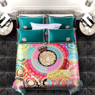 Versace 2020 Supima Cotton Bedding 4 Set - 베르사체 2020 수피마 코튼 4종 세트, BEDS0009,그린