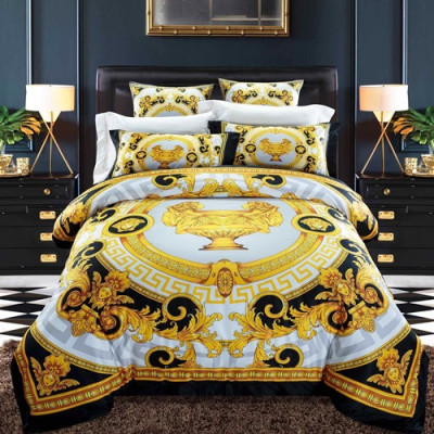 Versace 2020 Supima Cotton Bedding 4 Set - 베르사체 2020 수피마 코튼 4종 세트, BEDS0016,스카이블루