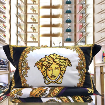 Versace 2020 Supima Cotton Bedding 4 Set - 베르사체 2020 수피마 코튼 4종 세트, BEDS0026,블랙