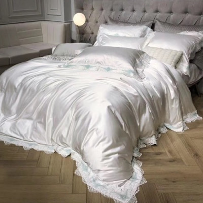 Versace 2020 Supima Cotton Bedding 4 Set - 베르사체 2020 수피마 코튼 4종 세트, BEDS0062,화이트