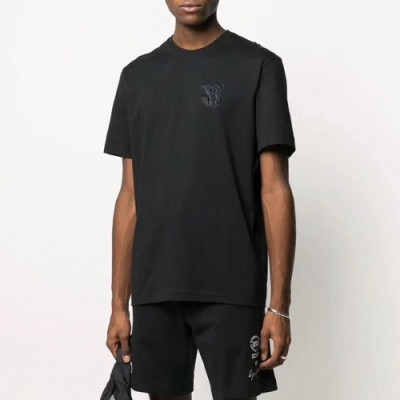 [요지야마모토]Y-3 2020 Mens Logo Basic Cotton Short Sleeved Tshirts - 요지야마모토 2020 남성 로고 베이직 코튼 반팔티 Y3/0082x.Size(s - xl).블랙