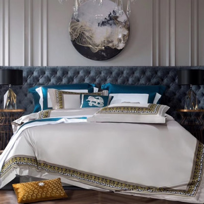 Versace 2020 Supima Cotton Bedding 4 Set - 베르사체 2020 수피마 코튼 4종 세트, BEDS0072,연그레이