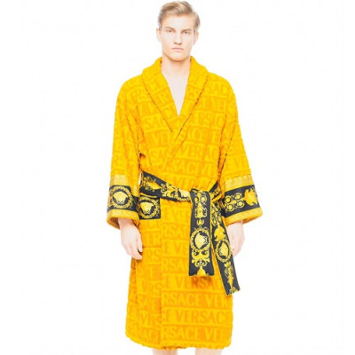 Versace 2020 Mm / Wm Cotton Yarn Pajamas - 베르사체 2020 남여공용 면직사 파자마 PAJA0001.Size(M,L).옐로우