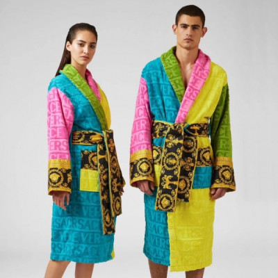 Versace 2020 Mm / Wm Cotton Yarn Pajamas - 베르사체 2020 남여공용 면직사 파자마 PAJA0002.Size(M,L).블루