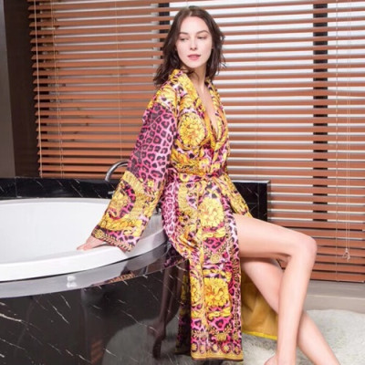 Versace 2020 Mm / Wm Georgette Pajamas - 베르사체 2020 남여공용 조젯 파자마 PAJA0008.Size(M,L)옐로우핑크