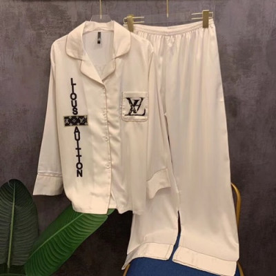 Louis Vuitton 2020 Womens Silk Pajamas - 루이비통 2020 여성용 실크 파자마 PAJA0030.Size(XS,S,M),화이트