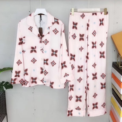 Louis Vuitton 2020 Womens Silk Pajamas - 루이비통 2020 여성용 실크 파자마 PAJA0081.Size(XS,S,M),핑크