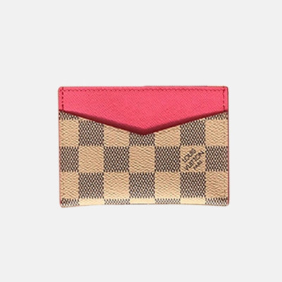 Louis Vuitton 2020 Womens Card Purse ,N60359 - 루이비통 2020 여성용 카드 퍼스 LOUW0405, Size(11cm), 화이트진핑크