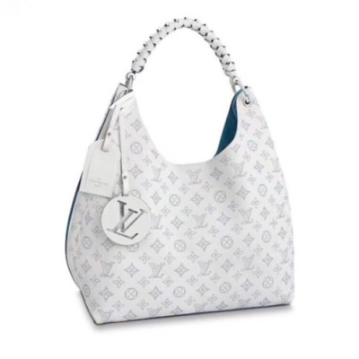 Louis Vuitton 2020 Women Carmel Hobo Tote Shoulder Bag,40cm - 루이비통 2020 여성용 카멜 호보 토트 숄더백 M53188,LOUB2036,40cm,화이트