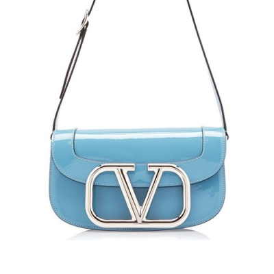 Valentino 2020 Leather Garavani Shoudler Cross Bag,26.5CM - 발렌티노 2020 가라바니 숄더 크로스백,0030-VTB0990,26.5CM,스카이블루