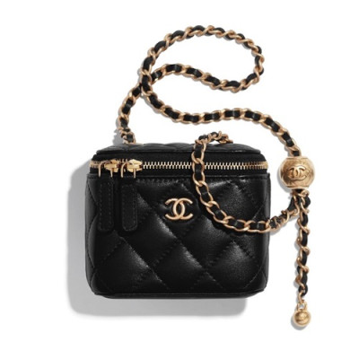 Chanel 2020 Leather Chain Shoulder Cross Bag,11CM - 샤넬 2020 여성용 레더 체인 숄더 크로스백,CHAB1452,11CM,블랙