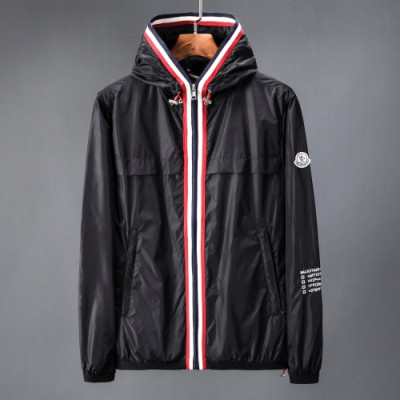 [몽클레어]Moncler 2020 Mens Logo Casual Jackets - 몽클레어 2020 남성 로고 캐쥬얼 자켓 Moc01598x.Size(m - 2xl).블랙