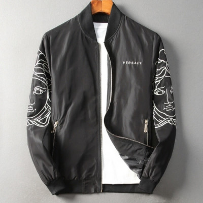 [베르사체]Versace 2020 Mens Medusa Casual Jackets - 베르사체 2019 남성 메두사 캐쥬얼 양면 자켓 Ver0608x.Size(m - 3xl).블랙