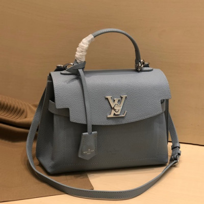 Louis Vuitton 2020 Lock Me Ever One Handle Shoulder Bag,28cm - 루이비통 2020 락미 에버 원 핸들 토트 숄더백,M51395 ,LOUB2057,28cm,연블루