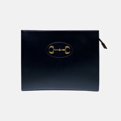 Gucci 2020 1955 Horsebit Ladies Clutch Bag ,25.5CM - 구찌 2020 1955 홀스빗 여성용 클러치백 621890,GUB1092,25.5cm,블랙