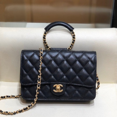 Chanel 2020 WOC Chain Tote Shoulder Cross Bag,19.2CM - 샤넬 2020 WOC 체인 토트 숄더 크로스백,CHAB1463,19.2CM,블랙