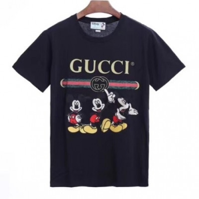 [매장판]Gucci 2020 Mm/Wm Logo Cotton Short Sleeved Tshirts - 구찌 2020 남자 로고 코튼 반팔티 Guc02696x.Size(xs - l).블랙