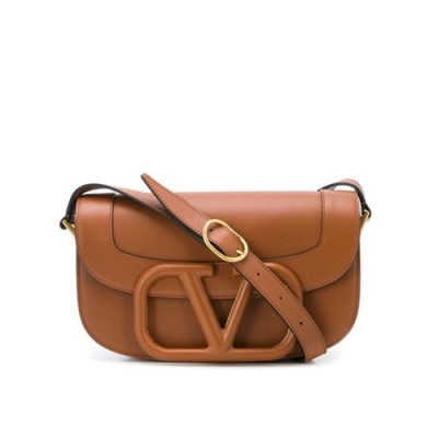 Valentino 2019 Leather Garavani Shoudler Cross Bag,26.5CM - 발렌티노 2019 가라바니 숄더 크로스백,0030-VTB1006,26.5CM,브라운