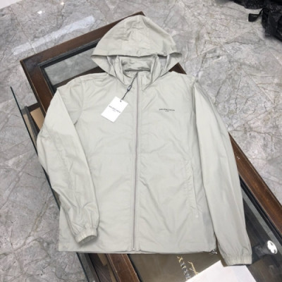 [발렌시아가]Balenciaga 2020 Mens Logo Casual Windproof Jackets - 발렌시아가 2020 남성 로고 캐쥬얼 양면 방풍 재킷 Bal0617x.Size(m - 2xl).그레이