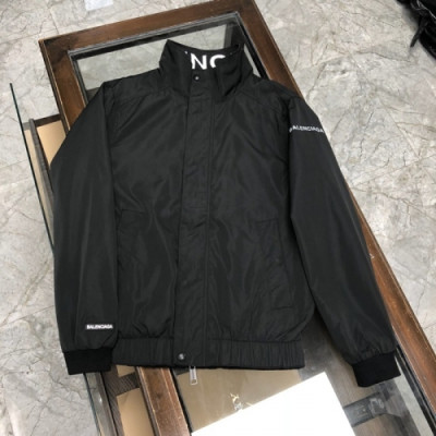 [발렌시아가]Balenciaga 2020 Mens Logo Casual Windproof Jackets - 발렌시아가 2020 남성 로고 캐쥬얼 양면 방풍 재킷 Bal0620x.Size(m - 3xl).블랙