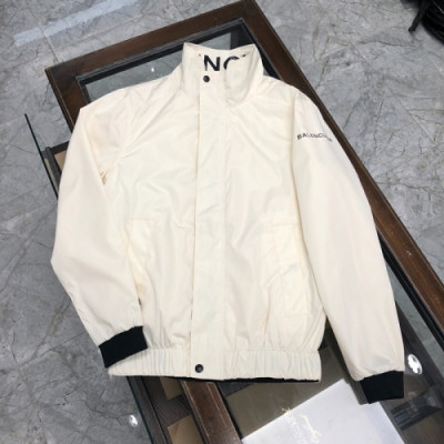 [발렌시아가]Balenciaga 2020 Mens Logo Casual Windproof Jackets - 발렌시아가 2020 남성 로고 캐쥬얼 양면 방풍 재킷 Bal0621x.Size(m - 3xl).화이트