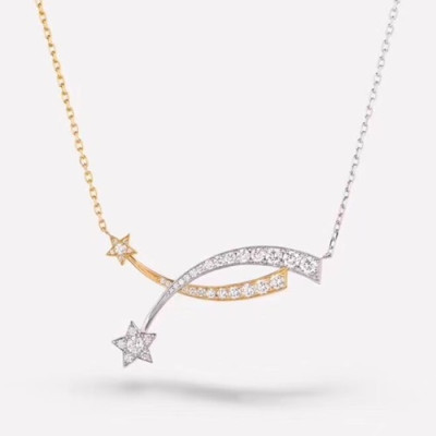 Chanel 2020 Ladies Necklace - 샤넬 2020 여성용 목걸이 ACC0080.(옐로우골드실버)