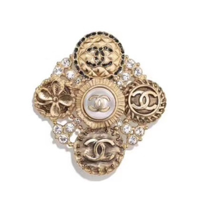 Chanel 2020 Ladies Brooch - 샤넬 2020 여성용 브로치 ACC0129.(옐로우골드)