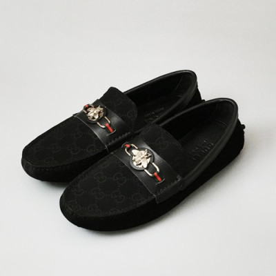 [업 신상]Gucci 2020 Mens Leather Loafer -  구찌 2020 남성용 레더 로퍼 GUCS1127,Size(240 - 270).블랙