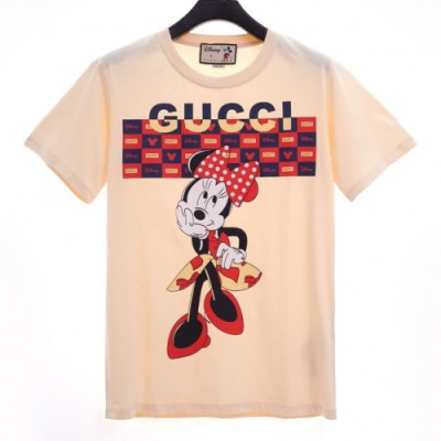 [매장판]Gucci 2020 Mm/Wm Logo Cotton Short Sleeved Tshirts - 구찌 2020 남자 로고 코튼 반팔티 Guc02702x.Size(xs - l).아이보리