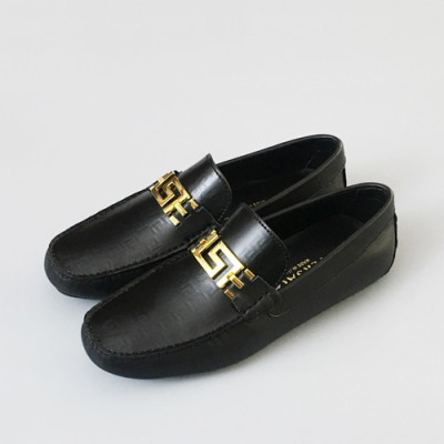 [업 신상]Versace 2020 Mens Leather Loafer - 베르사체 2020 남성용 레더 로퍼 VERS0495,Size(240 - 270).블랙