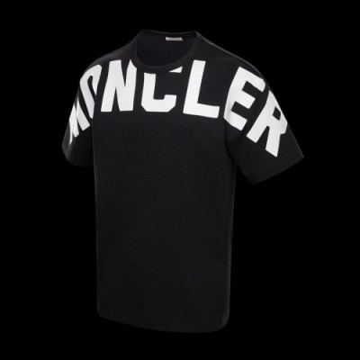 [매장판]Moncler 2020 Mens Logo Silket Crew-neck Short Sleeved Tshirts - 몽클레어 2020 남성 로고 실켓 크루넥 반팔티 Moc01683x.Size(m - 3xl).블랙