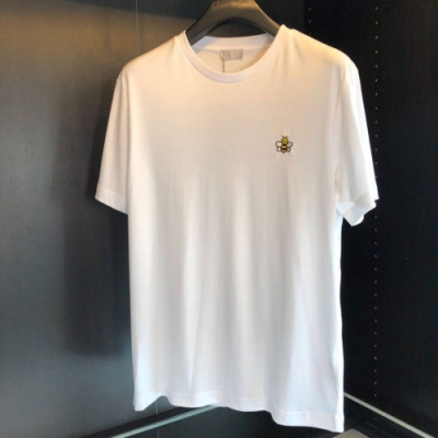 [디올]Dior 2020 Mens Logo Cotton Short Sleeved Oversize Tshirts - 디올 2020 남성 로고 코튼 오버사이즈 반팔티 Dio0624x.Size(s - 2xl).화이트