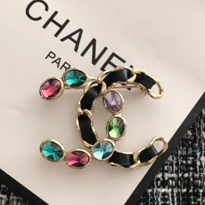 Chanel 2020 Ladies Brooch - 샤넬 2020 여성용 브로치 ACC0210.(옐로우골드블랙)