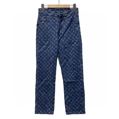 [루이비통]Louis vuitton 2022 Mens Monogram Casual Pants - 루이비통 2022 남성 모노그램 캐쥬얼 청바지 Lou01836x.Size(29-38(블루)