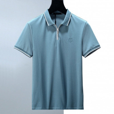 Ermenegildo Zegna 2020 Mens Business Short Sleeved Polo Tshirts - 에르메네질도 2020 제냐 남성 비지니스 반팔티 Zeg0183x.Size(m - 3xl).블루