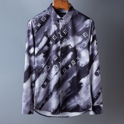 [루이비통]Louis vuitton 2020 Mens Trendy Cotton shirts - 루이비통 2020 남성 트렌디 코튼 셔츠 Lou01842x.Size(s - 2xl).네이비