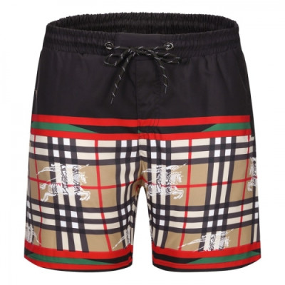 [버버리]Burberry 2020 Mens Logo Casual Training Half Pants - 버버리 2020 남성 로고 캐쥬얼 트레이닝 반바지 Bur02640x.Size(m - 3xl).블랙