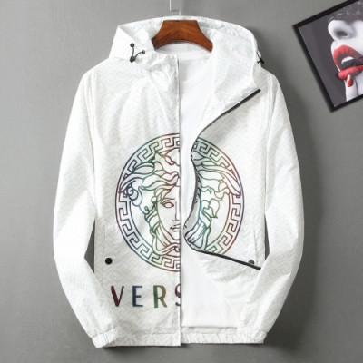 [베르사체]Versace 2020 Mens Medusa Casual Jackets - 베르사체 2019 남성 메두사 캐쥬얼 방풍 자켓 Ver0610x.Size(m - 4xl).화이트