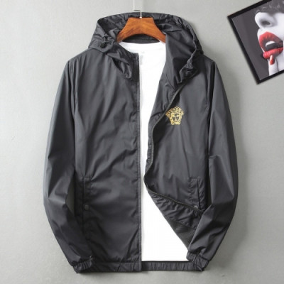 [베르사체]Versace 2020 Mens Medusa Casual Jackets - 베르사체 2019 남성 메두사 캐쥬얼 방풍 자켓 Ver0640x.Size(m - 4xl).블랙