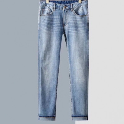 [발렌티노]Valentino 2020 Mens Logo Denim Jeans - 발렌티노 2020 남성 로고 데님 청바지 Val0402x.Size(29 - 38).블루