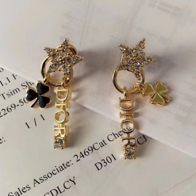 Dior 2020 Ladies Earring  - 디올 2020 여성용 이어링 ACC0349.(옐로우골드)