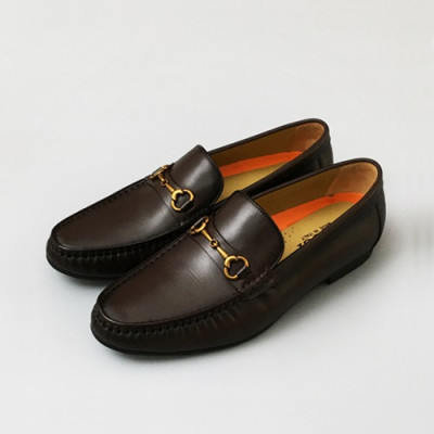 [업 신상]Gucci 2020 Mens Leather Loafer -  구찌 2020 남성용 레더 로퍼 GUCS1142,Size(240 - 270).브라운