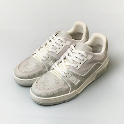 [업 신상]Louis Vuitton 2020 Mens Leather Sneakers -  루이비통 2020 남성용 레더 스니커즈 LOUS1088,Size(240 - 270).그레이