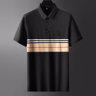 [버버리]Burberry 2020 Mens Logo Short Sleeved Polo Tshirts - 버버리 2020 남성 로고 폴로 반팔티 Bur02669x.Size(m - 3xl).블랙