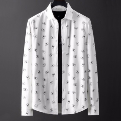 [발렌티노]Valentino 2020 Mens Logo Casual Cotton Shirts - 발렌티노 2020 남성 로고 캐쥬얼 코튼 셔츠 Val0406x.Size(m - 3xl).화이트