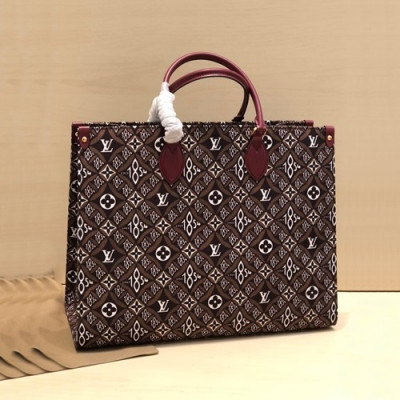 Louis Vuitton 2020 Onthego Tote Shopper Bag,41cm - 루이비통 2020 온더고 토트 쇼퍼백 M57207,LOUB2128 ,41cm,브라운