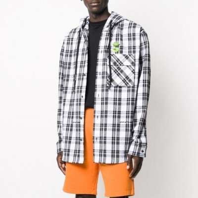 [오프화이트]Off white 2020 Mens Logo Casual Training Half Pants - 오프화이트 2020 남성 캐쥬얼 로고 트레이닝 반바지 Off0432x.Size(xs - l).오렌지